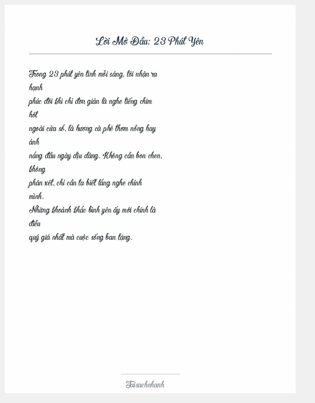 Trích đoạn 23 Phút Yên