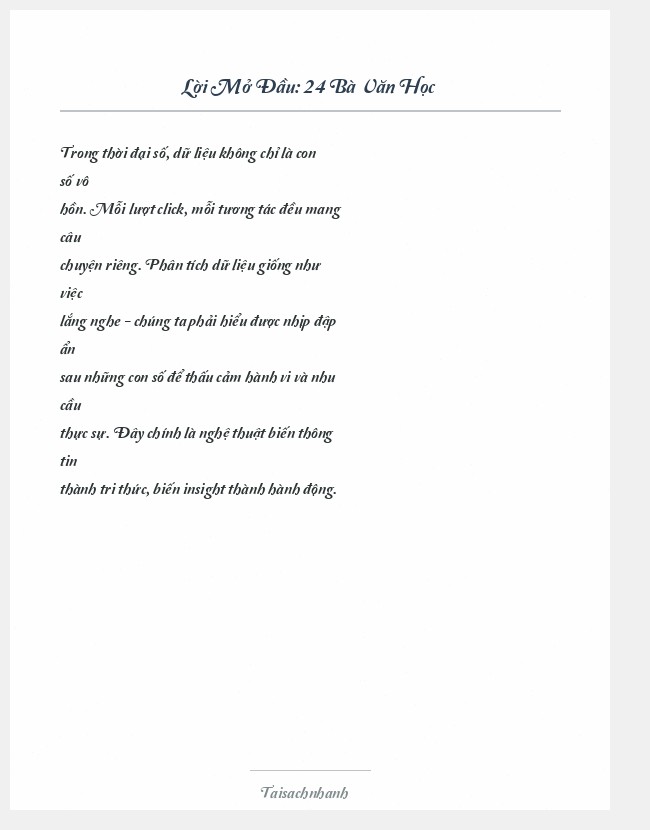 Trích đoạn 24 Bà Văn Học