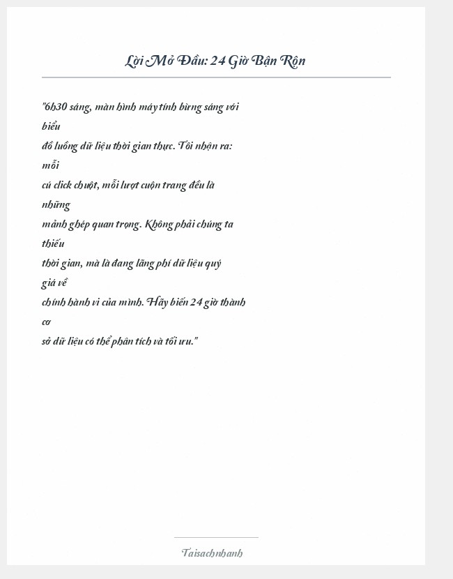 Trích đoạn 24 Giờ Bận Rộn