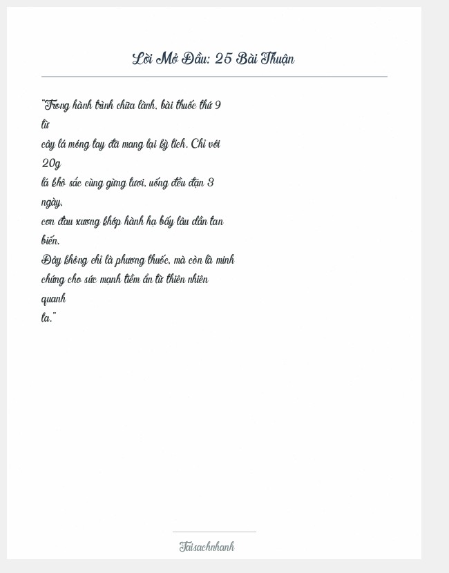 Trích đoạn 25 Bài Thuận