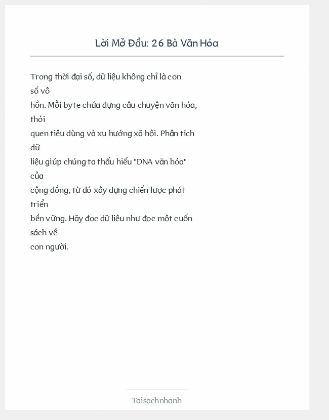 Trích đoạn 26 Bà Văn Hóa