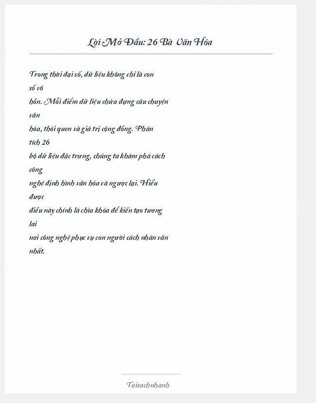 Trích đoạn 26 Bà Văn Hóa
