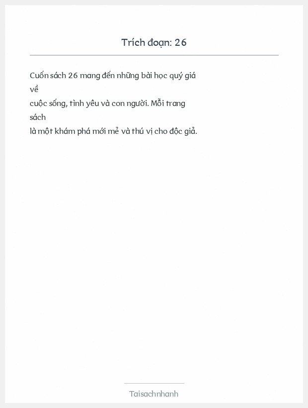 Trích đoạn 26