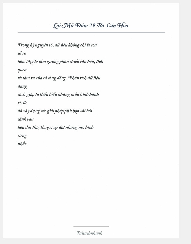 Trích đoạn 29 Bà Văn Hóa