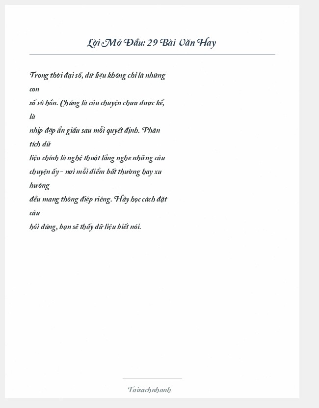 Trích đoạn 29 Bài Văn Hay