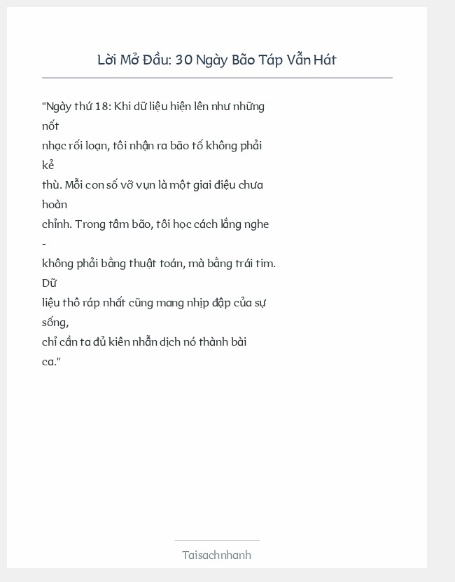 Trích đoạn 30 Ngày Bão Táp Vẫn Hát