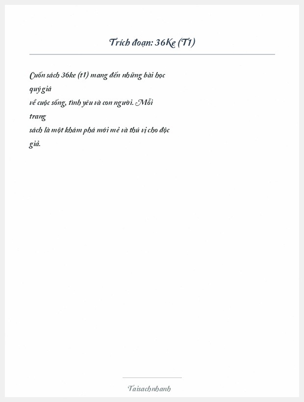 Trích đoạn 36Ke (T1)