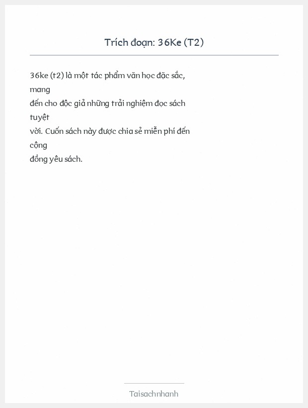 Trích đoạn 36Ke (T2)