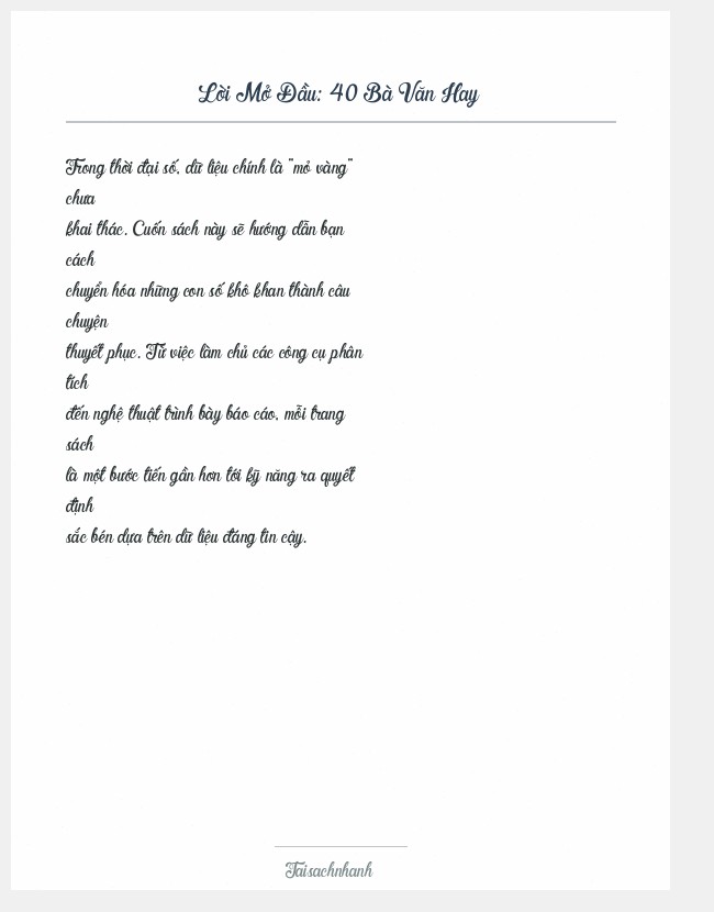 Trích đoạn 40 Bà Văn Hay