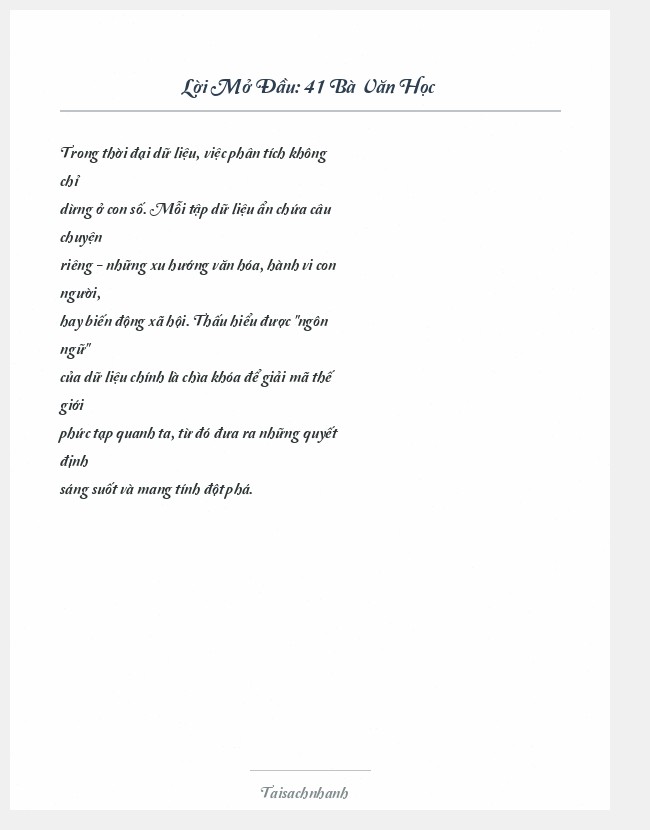 Trích đoạn 41 Bà Văn Học