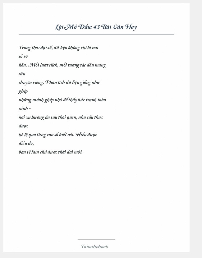 Trích đoạn 43 Bài Văn Hay