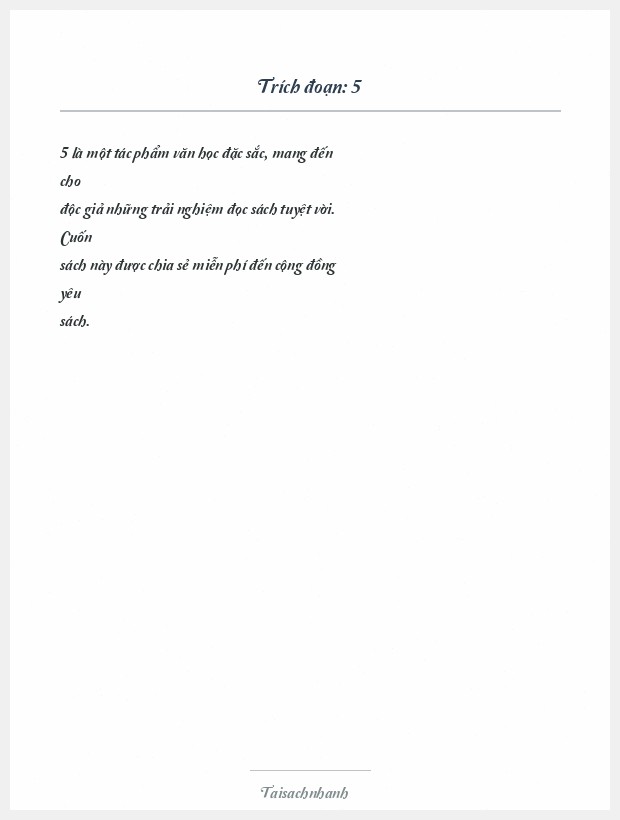 Trích đoạn 5
