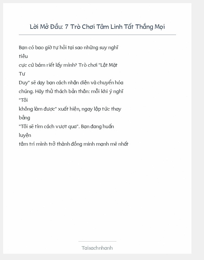 Trích đoạn 7 Trò Chơi Tâm Linh Tất Thắng Mọi