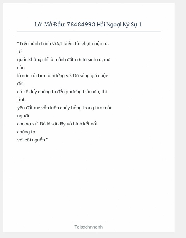 Trích đoạn 78484998 Hải Ngoại Ký Sự 1