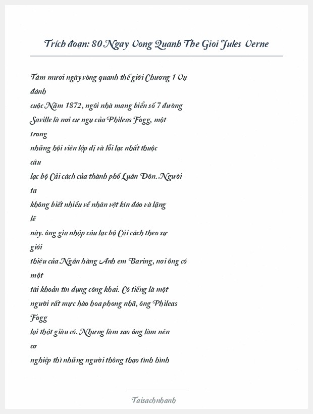 Trích đoạn 80 Ngay Vong Quanh The Gioi Jules Verne