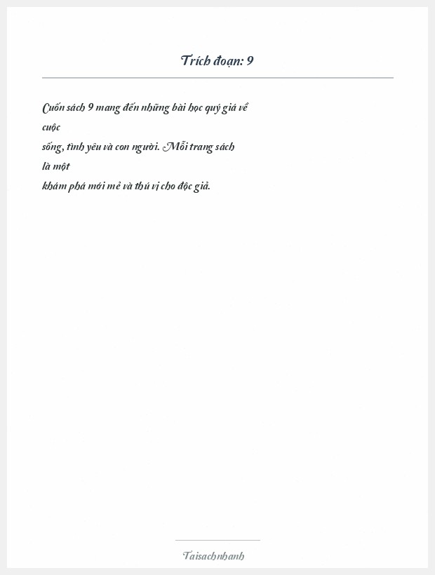 Trích đoạn 9