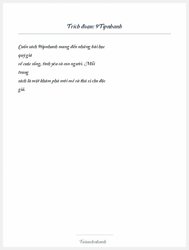 Trích đoạn 9Tipnhanh