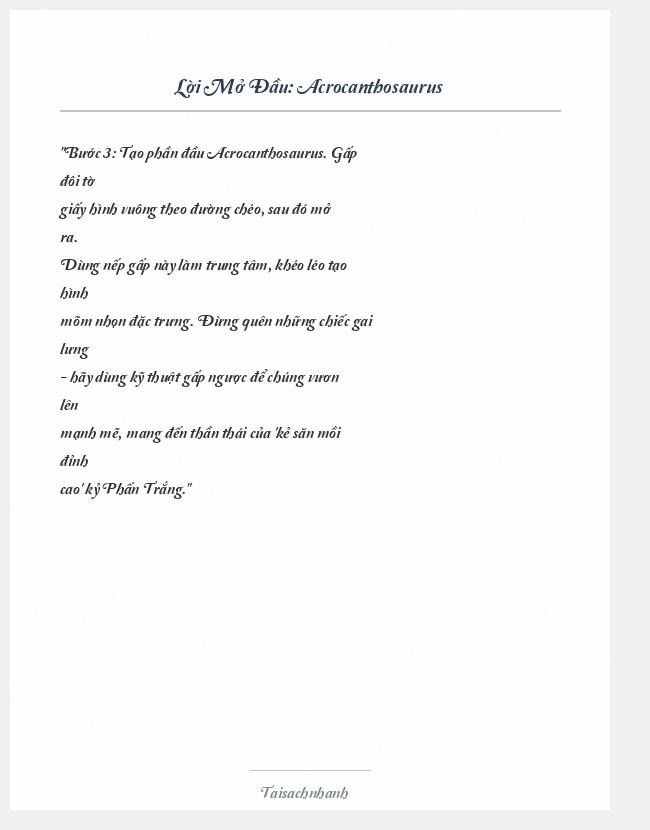 Trích đoạn Acrocanthosaurus