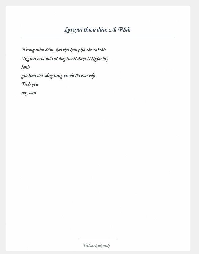 Trích đoạn Ai Phải