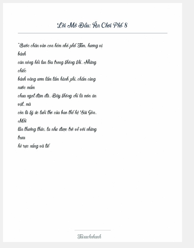 Trích đoạn Ăn Chơi Phố 8