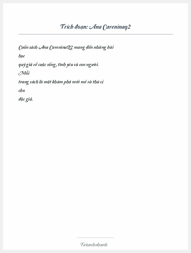 Trích đoạn Ana Careninaq2