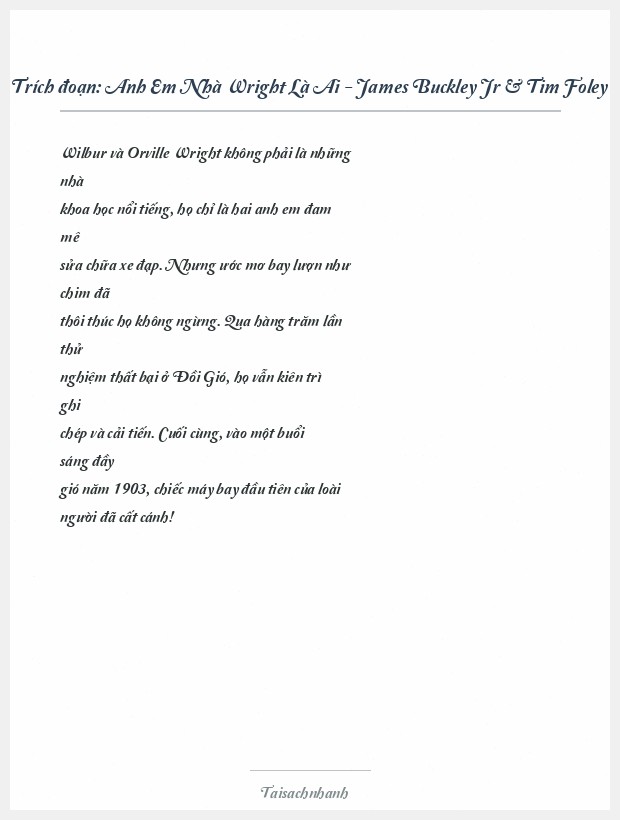 Trích đoạn Anh Em Nhà Wright Là Ai - James Buckley Jr & Tim Foley