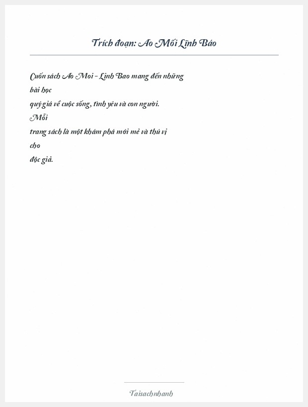 Trích đoạn Ao Mối Lĩnh Báo