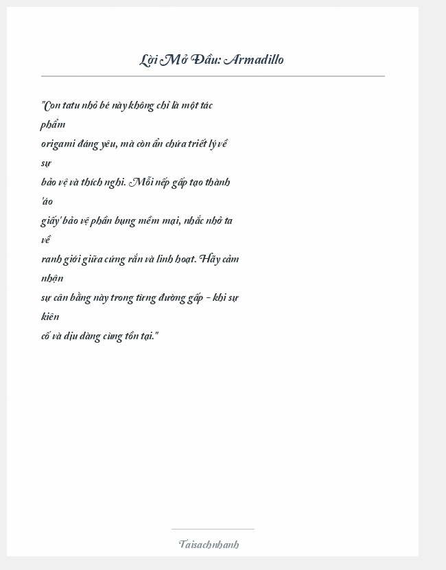 Trích đoạn Armadillo