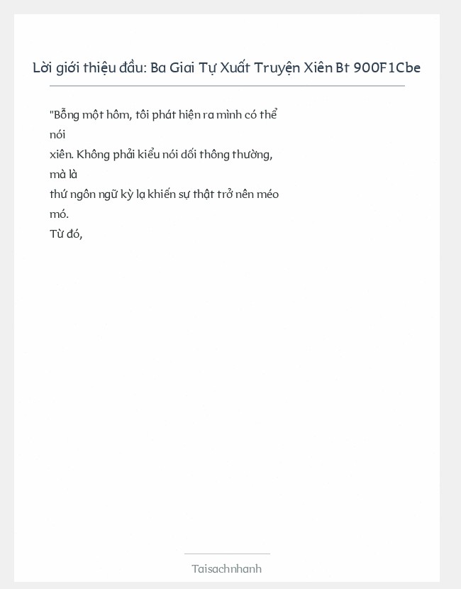 Trích đoạn Ba Giai Tự Xuất Truyện Xiên Bt 900F1Cbe