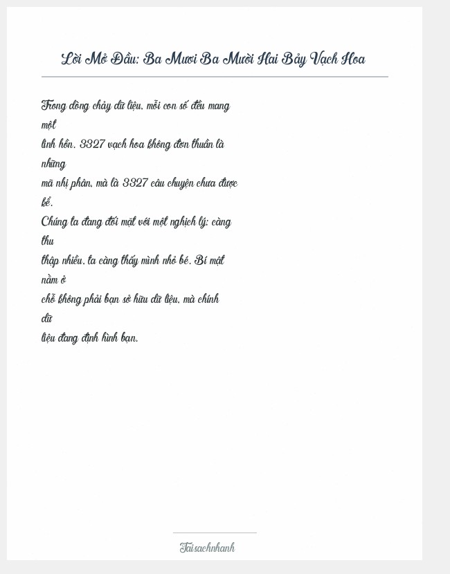 Trích đoạn Ba Mươi Ba Mười Hai Bảy Vạch Hoa