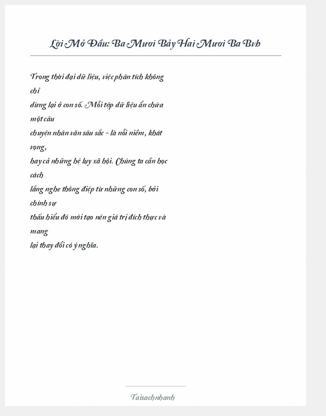 Trích đoạn Ba Mươi Bảy Hai Mươi Ba Bvh