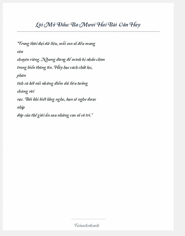 Trích đoạn Ba Mươi Hai Bài Văn Hay