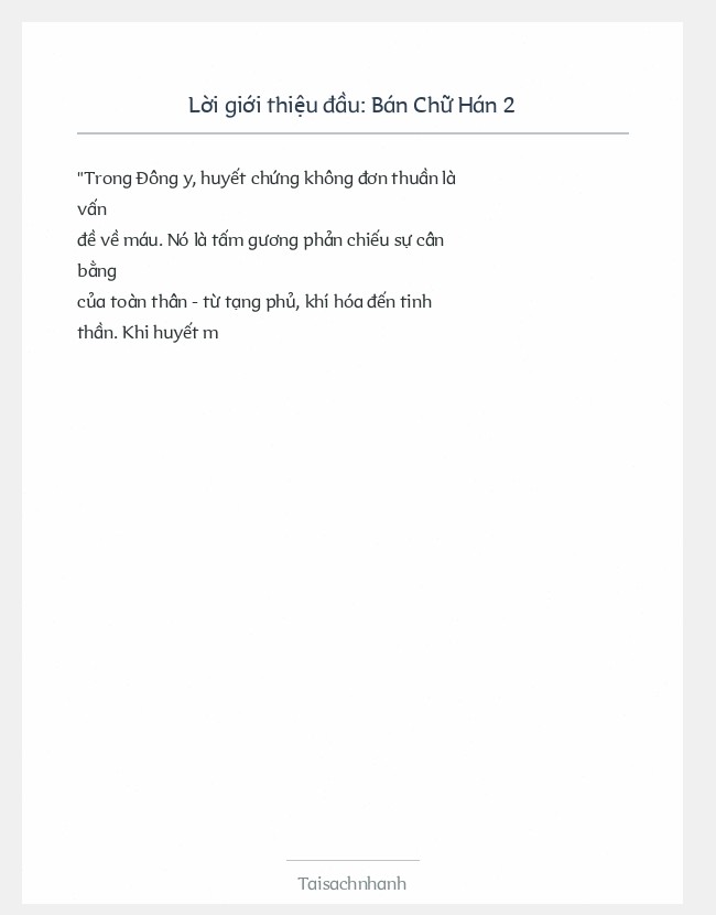 Trích đoạn Bán Chữ Hán 2