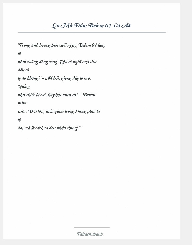 Trích đoạn Belem 01 Và A4