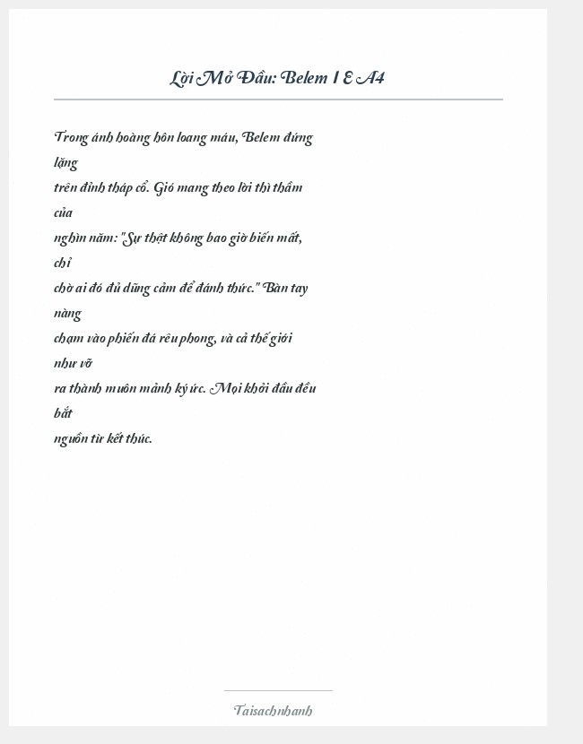 Trích đoạn Belem I E A4