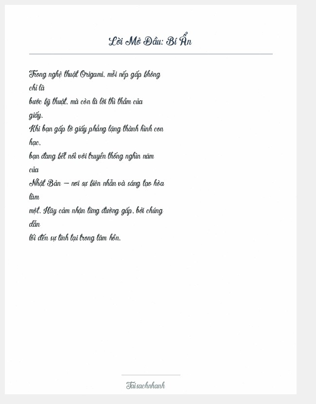 Trích đoạn Bí Ẩn