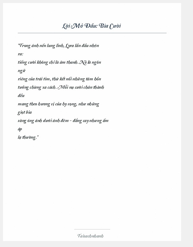 Trích đoạn Bia Cười