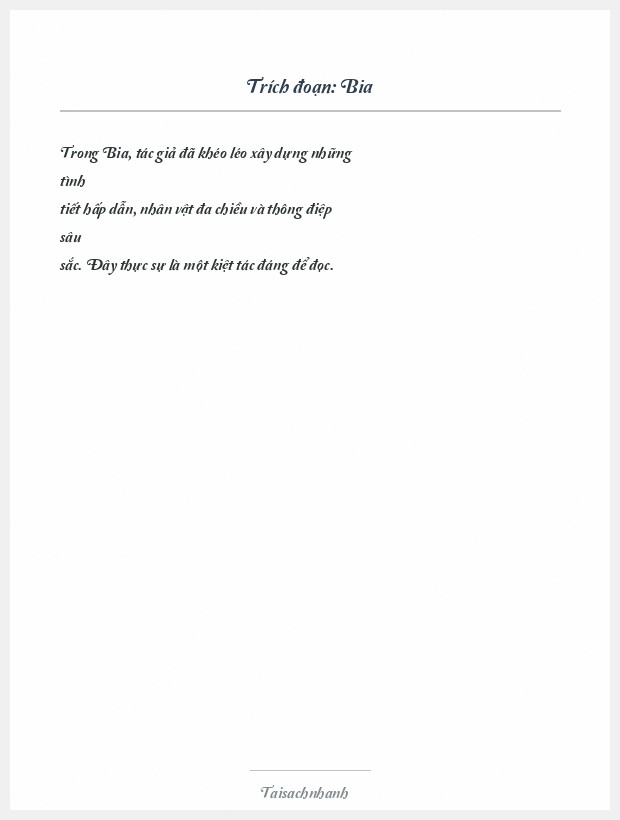 Trích đoạn Bia
