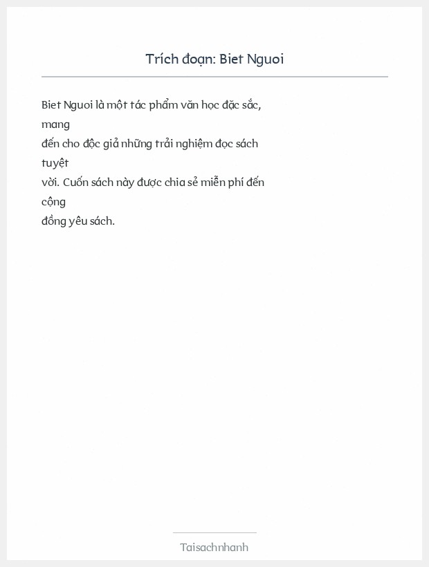 Trích đoạn Biet Nguoi
