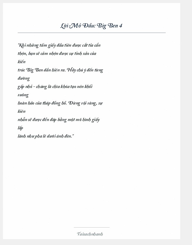 Trích đoạn Big Ben 4