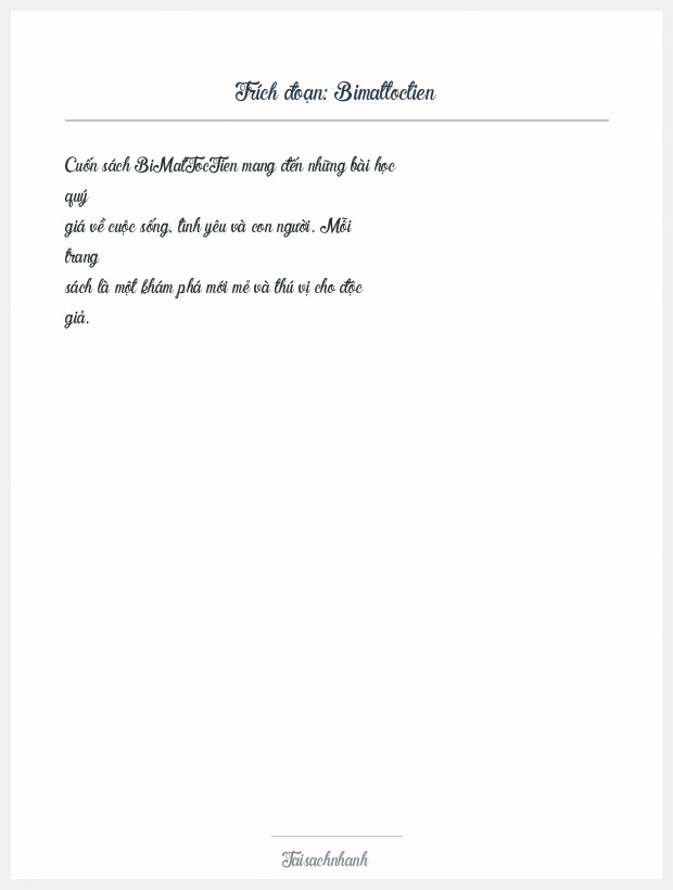 Trích đoạn Bimattoctien