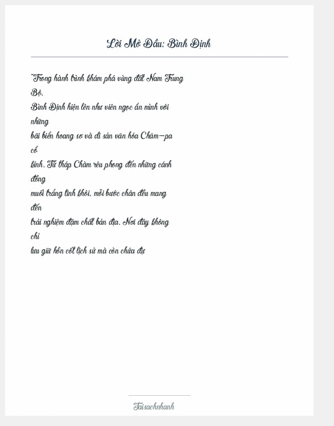 Trích đoạn Bình Định