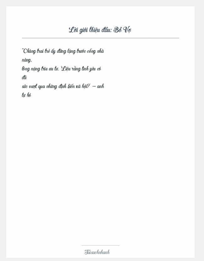 Trích đoạn Bồ Vợ