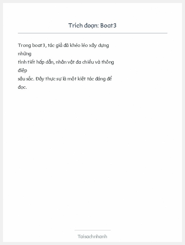 Trích đoạn Boat3