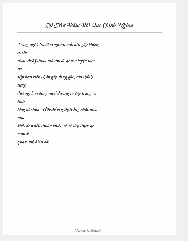 Trích đoạn Bồi Vực Chính Nghĩa