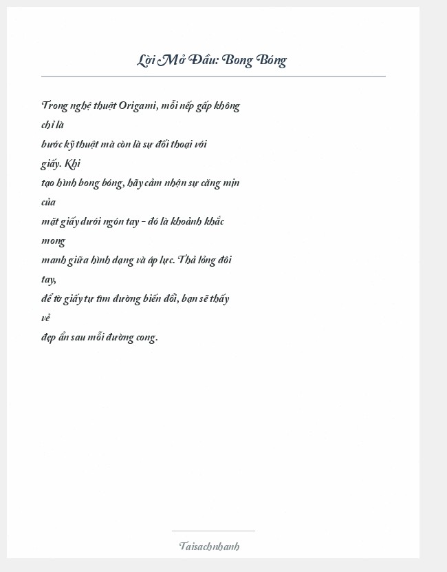 Trích đoạn Bong Bóng