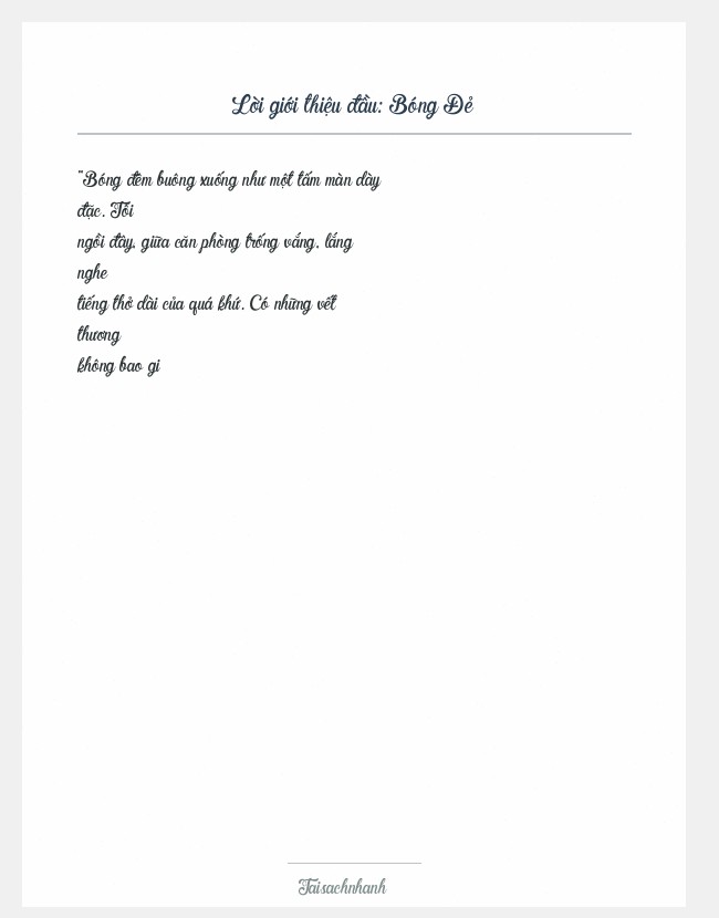 Trích đoạn Bóng Đẻ