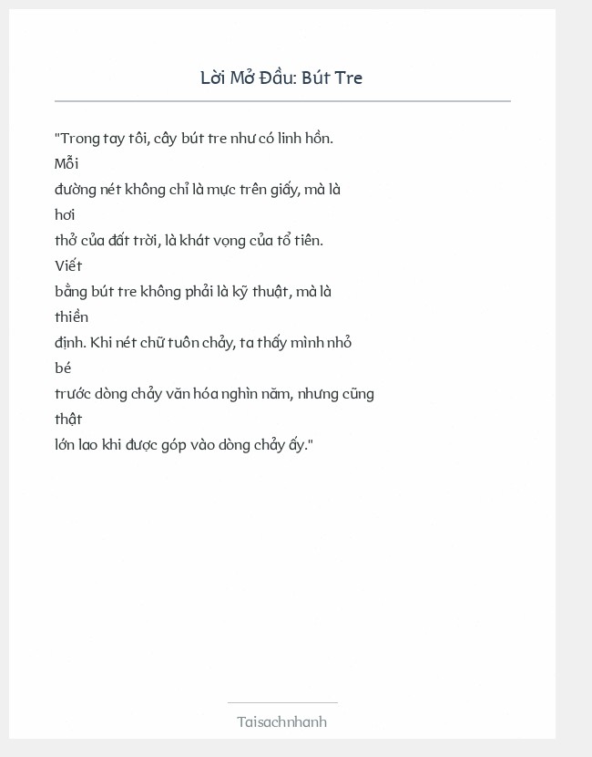 Trích đoạn Bút Tre
