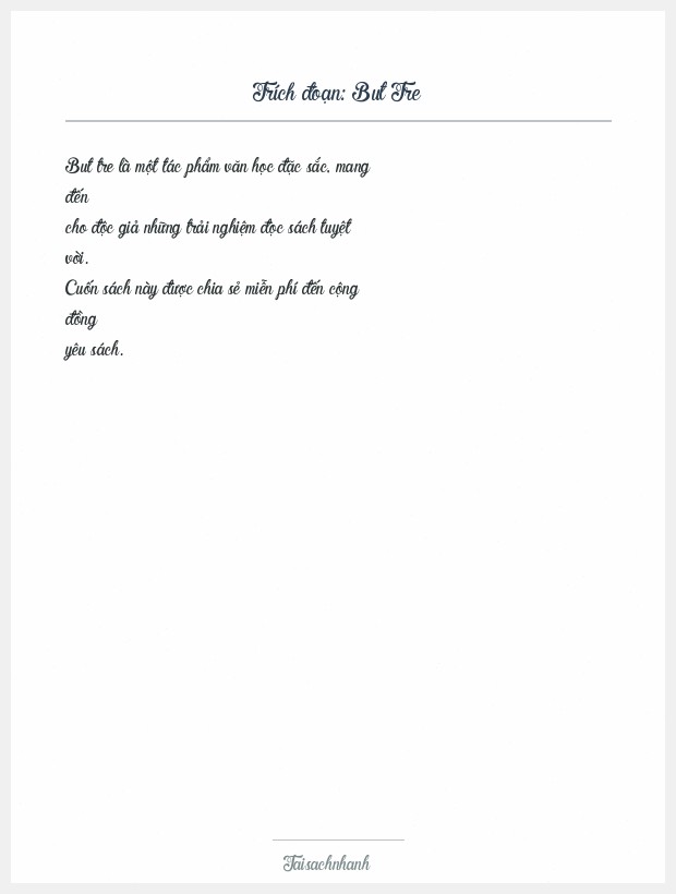 Trích đoạn But Tre