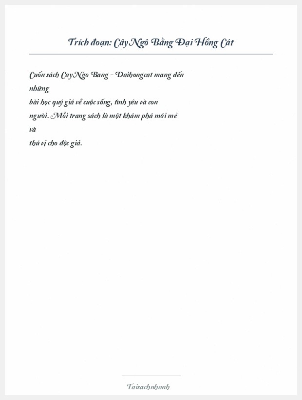 Trích đoạn Cây Ngô Bằng Đại Hồng Cát